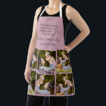 Personalised Photo Collage | Text - Kitchen Apron<br><div class="desc">Make Mother's Day extra special with this custom photo collage kitchen apron, featuring your favourite pictures and personalised text. Perfect for moms, grandmas, or any special woman who loves cooking, baking, or grilling! This high-quality apron allows you to showcase cherished family memories, creating a unique and sentimental gift. Ideal for...</div>