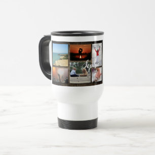 Personalised Photo Collage Travel Mug