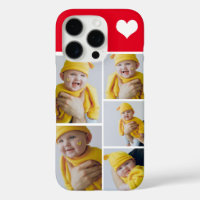 Personalised Photo Collage With Heart