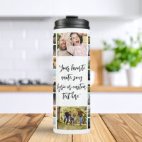 Personalised Photo Collage With Quote