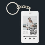 Personalised Photo Couple Love Song Key Ring<br><div class="desc">Personalised Couple Photo Love Song Keychain. Custom romantic gift for girlfriend,  anniversary or valentines day.</div>