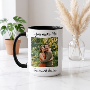 Personalised Photo Couples Mug Custom Anniversar