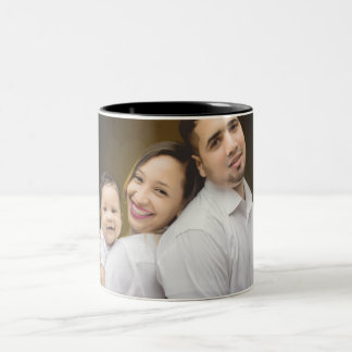 Personalised Photo Custom Add Your Image Two-Tone Coffee Mug