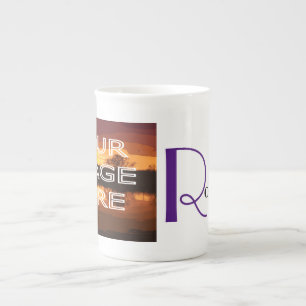 Personalised Photo Custom Bone China Coffee Mug