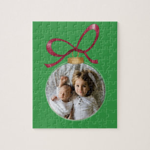 Personalised Photo Custom Christmas Keepsake Jigsaw Puzzle