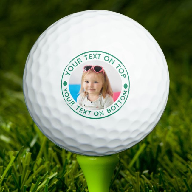 Personalised Photo Custom Text and Colour Golf Balls (Creator Uploaded)