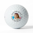 Personalised Photo Custom Text Golf Balls