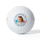 Personalised Photo Custom Text Golf Balls