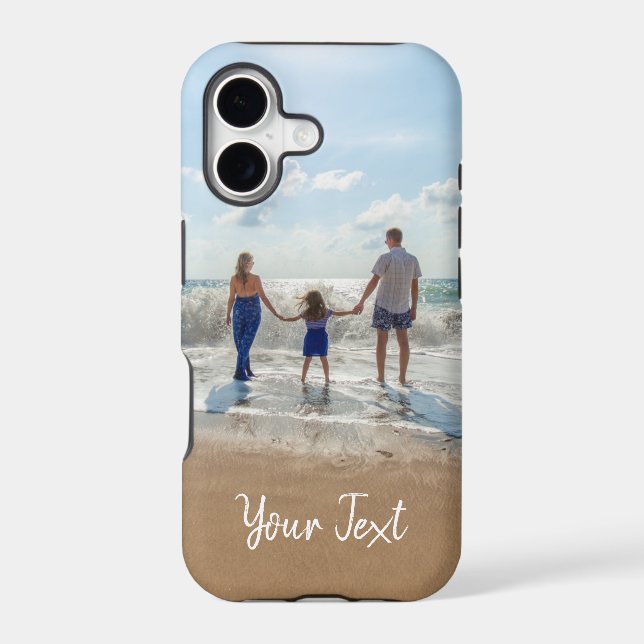 Personalised Photo & Custom Text Template (Back)