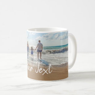 Personalised Photo & Custom Text Template Coffee Mug