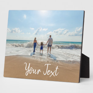 Personalised Photo & Custom Text Template  Plaque