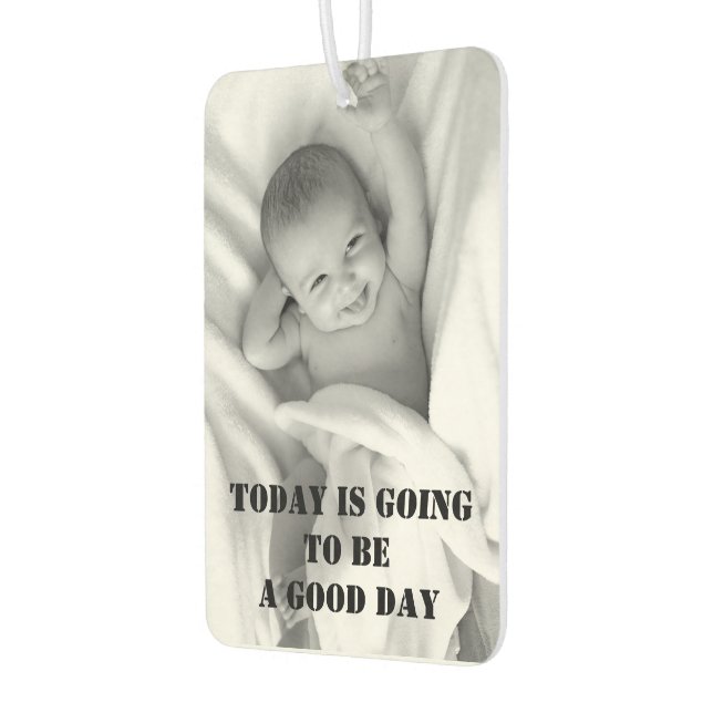 Personalised Photo Cute Quote Saying air Freshener (Left)