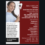 Personalised Photo, Dentistry, Dentist Advertising Flyer<br><div class="desc">Personalised Photo,  Dentistry,  Dentist Advertising Flyer by The Business Card Store.</div>