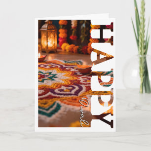 Personalised Photo Diwali Greeting Card