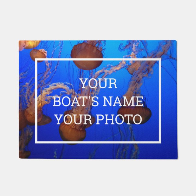 Personalised Photo Dock Mat (Front)