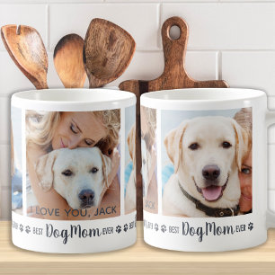 Personalised Photo Dog Mum Coffee Mug
