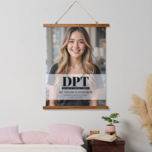 Personalised Photo DPT Doctor of Physical Therapy Hanging Tapestry