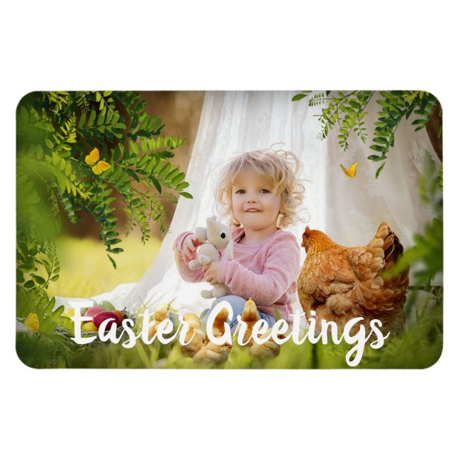 Personalised Photo Easter Magnet (Horizontal)