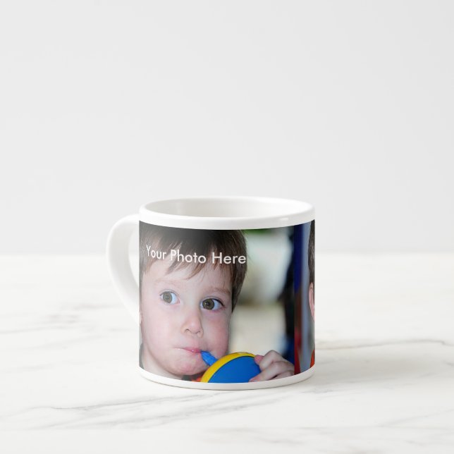 Personalised Photo Espresso Mug (Front Left)