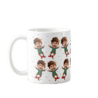 Personalised Photo Face Funny Christmas Elf Kid