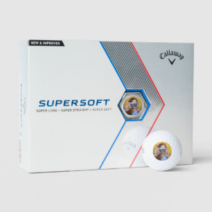 Personalised Photo Face Golf Lover Gift Golf Balls
