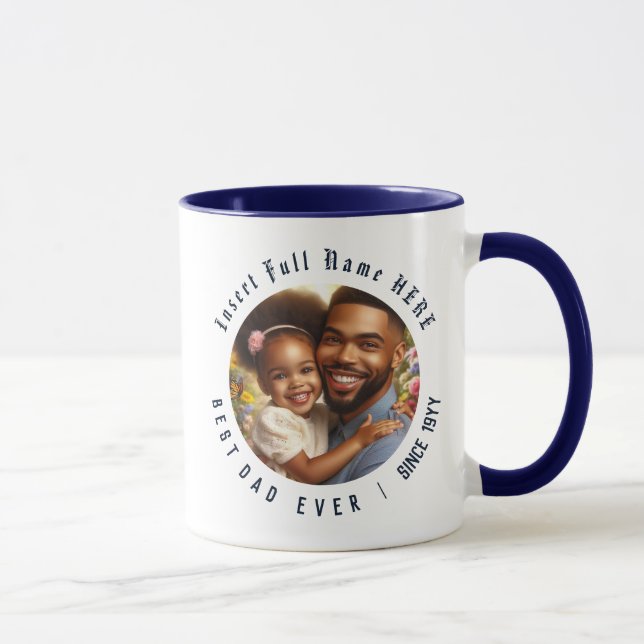 Personalised Photo Family, Friend or Professional Mug (Right)