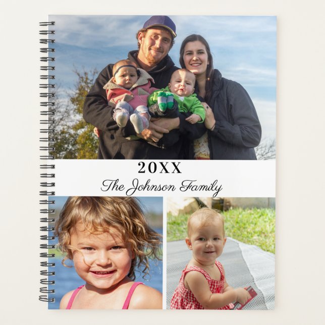 Personalised Photo Family Planner (Front)