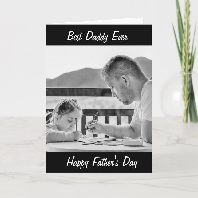 Personalised Photo Father's Day Card (Front)