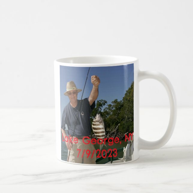 Personalised Photo Fishing "Tackle Titan" Coffee Mug (Right)