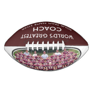 Personalised Photo Football for Football Coach American Football