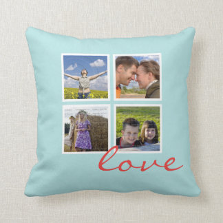 Personalised Photo Frame Throw Pillows Collage