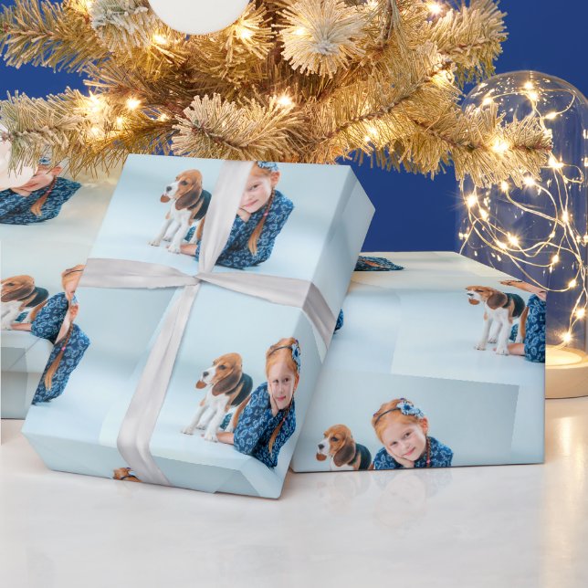 Personalised Photo Gift Wrap (Holidays)