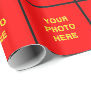 Personalised PHOTO Gift Wrapping Paper