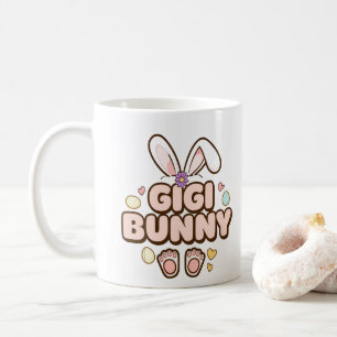 Personalised Photo "Gigi Bunny" Easter Coffee Mug