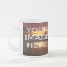 Personalised Photo Glass Mug