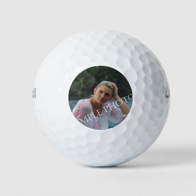 Personalised photo golf ball. Make your own! Balls (Front)