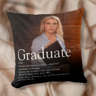 Personalised Photo Graduate Definition Cushion