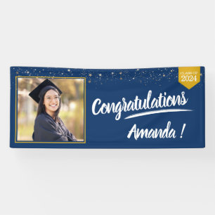 Personalised Photo Graduation Announcement Banner