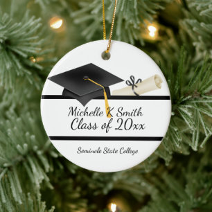 Personalised Photo Graduation Ceramic Ornament