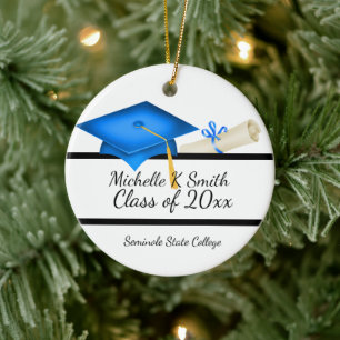 Personalised Photo Graduation Ceramic Ornament