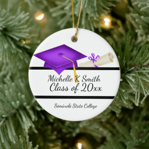 Personalised Photo Graduation Ceramic Ornament