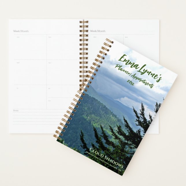 Personalised Photo Great Smoky Mountains Planner (Display)