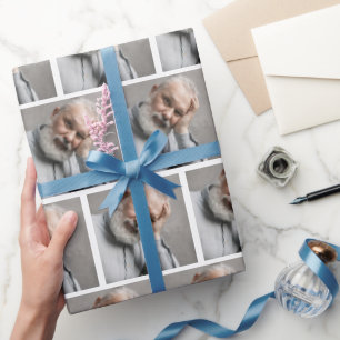 Personalised Photo Grid Gift Wrapping Paper
