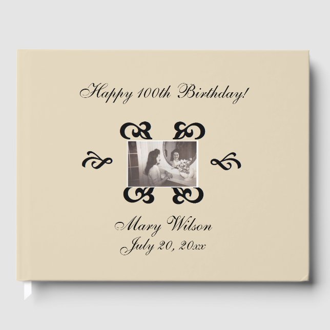 Personalised Photo Guest Book (Front)