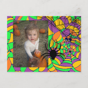 Personalised Photo Halloween Postcard