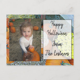 Personalised Photo Halloween Postcard
