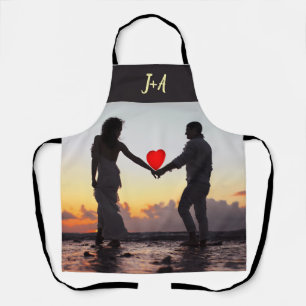 Personalised Photo Happy Valentine's Day Apron