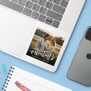 Personalised Photo Happy Valentine's Day Elegant