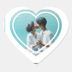 Personalised Photo Heart  Heart Sticker