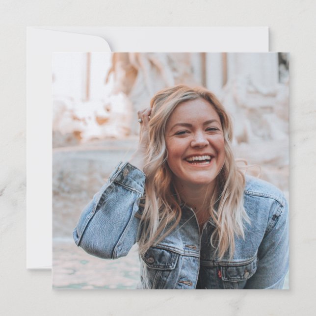 Personalised Photo Holiday Card (Front)